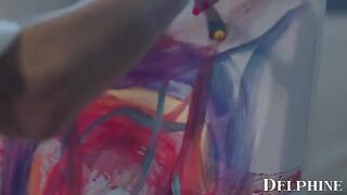Art teacher Silvia Saige seduces her student with a passionate and intense encounter