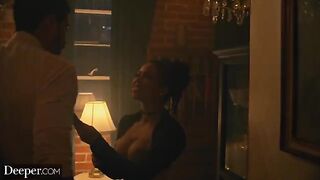 Kinky fuck in deeper style with a hot girl from burlesque at an afterparty