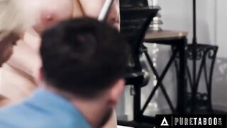 MILF maid can't resist the swinger couple's offer