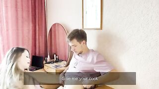 Before the party, I had sex with my girlfriend and finished with a creampie