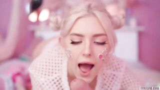 All pretty babies like having hot cum on their faces