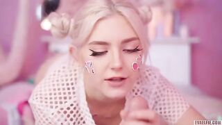 All pretty babies like having hot cum on their faces