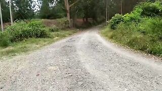 A bike ride ended in hard sex with a new friend in the forest