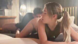 Best friend allowed the most passionate sex with a cute girl