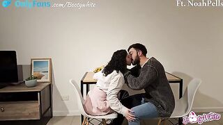 We studied together and ended up fucking, featuring Noah Pells' big dick magic