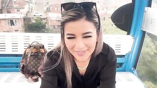 I had sex with my stepbrother's friend on a cable car in the open
