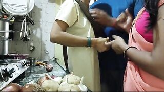 Two guys fucked hot Mumbai babe in an intense threesome