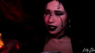 The evil witch Katty Blake casts a spell of intense passion