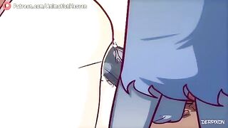 A great animated sex treasure hunt with all kinds of fuckery