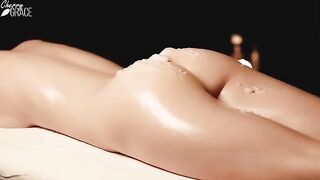 Relaxing massage with a happy ending and a massive creampie finish