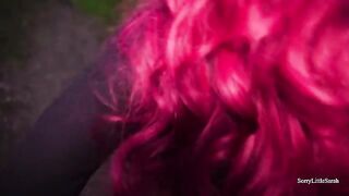 Anal sex and anal creampie with sexy Russian girl in the forest