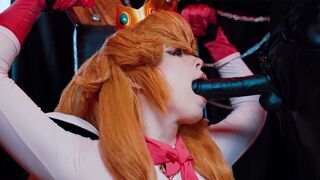 Super Mario fucked Princess Peach with Bowser’s BBC in a rough session