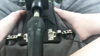 A nice woman has sex with a machine and gets a great orgasm