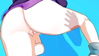 Hot Maki Zenin's pussy is used by her boyfriend in hentai