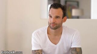 Hot Latina Eliza Ibarra dances with her tattooed French lover