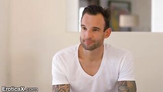 Hot Latina Eliza Ibarra dances with her tattooed French lover