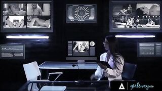 Girlsway's Squirting Competition with Adriana Chechik and Alexis Fawx