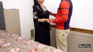 Desi Pari got banged by step-cousin brother with rough Hindi talk