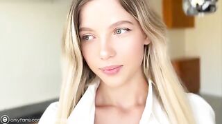 The guy made cumshot on the naked pictures of his hot student-neighbor