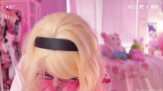 SpiderGwen uses my cock after tying me up