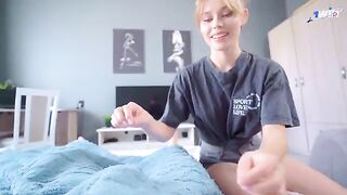 My stepsister couldn’t resist my cock and let me fuck her pussy and cum on her face
