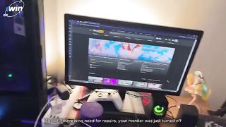 A cute girl got her computer repaired and had sex with the guy