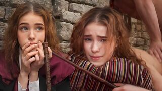 Hermione Granger discovers a new spell in a steamy Harry Potter parody