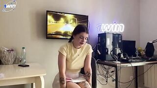 The girl was late with payment, so the collector had to use rough methods