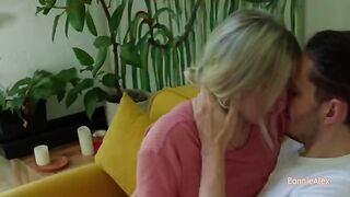Non PIV Sex. A passionate handjob that ends with mind-blowing orgasms for the amateur couple