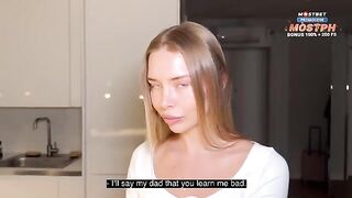 My pervert tutor fucked me hard, don't tell dad
