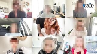 A sexy girl got fucked by a guy on a zoom meeting and she loved it