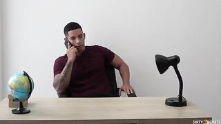 I fucked the agent who wanted to see my huge dick in action