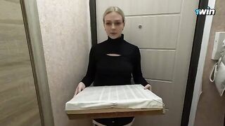 The hot girl was paid for her work with a passionate encounter