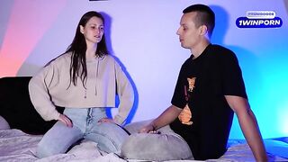 An adult star shares her favorite positions during an interview on a YouTube show