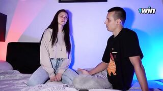 An adult star shares her favorite positions during an interview on a YouTube show