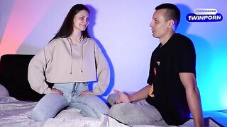 An adult star shares her favorite positions during an interview on a YouTube show
