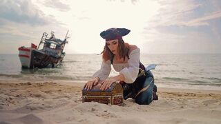 The true treasure was under Captain Sweetie Fox's panties, a stunning find