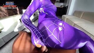 Mary J steals Miles Morales' powers and gets creampied hard
