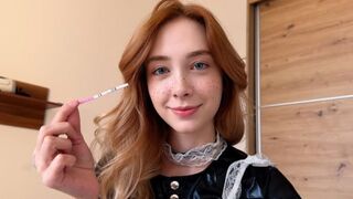 What to do if a maid is pregnant after a creampie? Fuck her again!