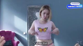 Pervert stepdad fucks his stepdaughter for taking his money