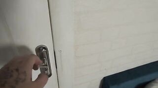 Two red-haired girlfriends screwed a grandfather, making a double blowjob with close-up shots