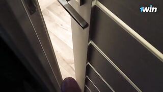 I was spying on my stepsister, she saw and sucked my cock