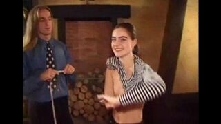 A girl with a big bush gets fucked hard in this video