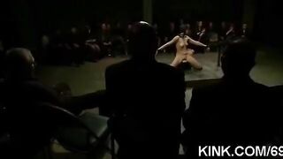 The best bondage with 10 vibrators for the leader to end the game