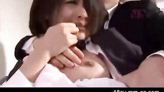 Asian brother forced rough sex on his sister, she suffered a lot