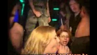 Bunch of sluttish girls are resting in the club