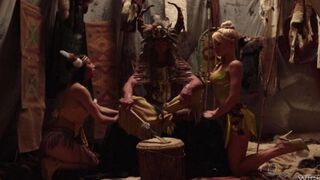 Fairytale bitches with red skin get their pussy hammered by a huge cock