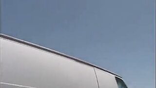 The girl was fucked in the car after being picked up from the party