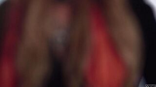 Three hot sluts with flaps planted a blonde in stockings
