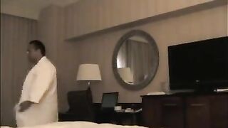 He brought a whore to the hotel and began to undress her